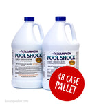 Pallet (48 Cases) 12.5% Liquid Chlorine Pool Shock - 4 Gallon Case