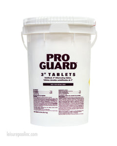 25 lb. Pail | ProGuard Stabilized 3" Chlorinating Tablets