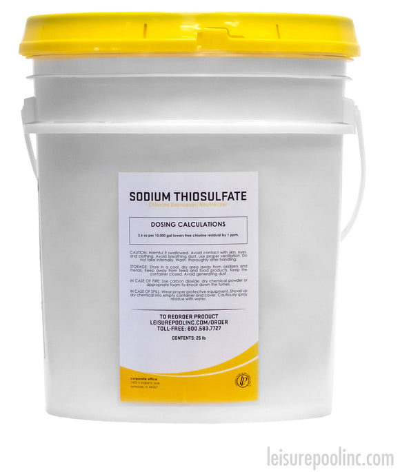 25 lb. Pail | Chlorine Neutralizer (Sodium Thiosulfate)